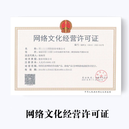 济南代办网络文化经营许可证